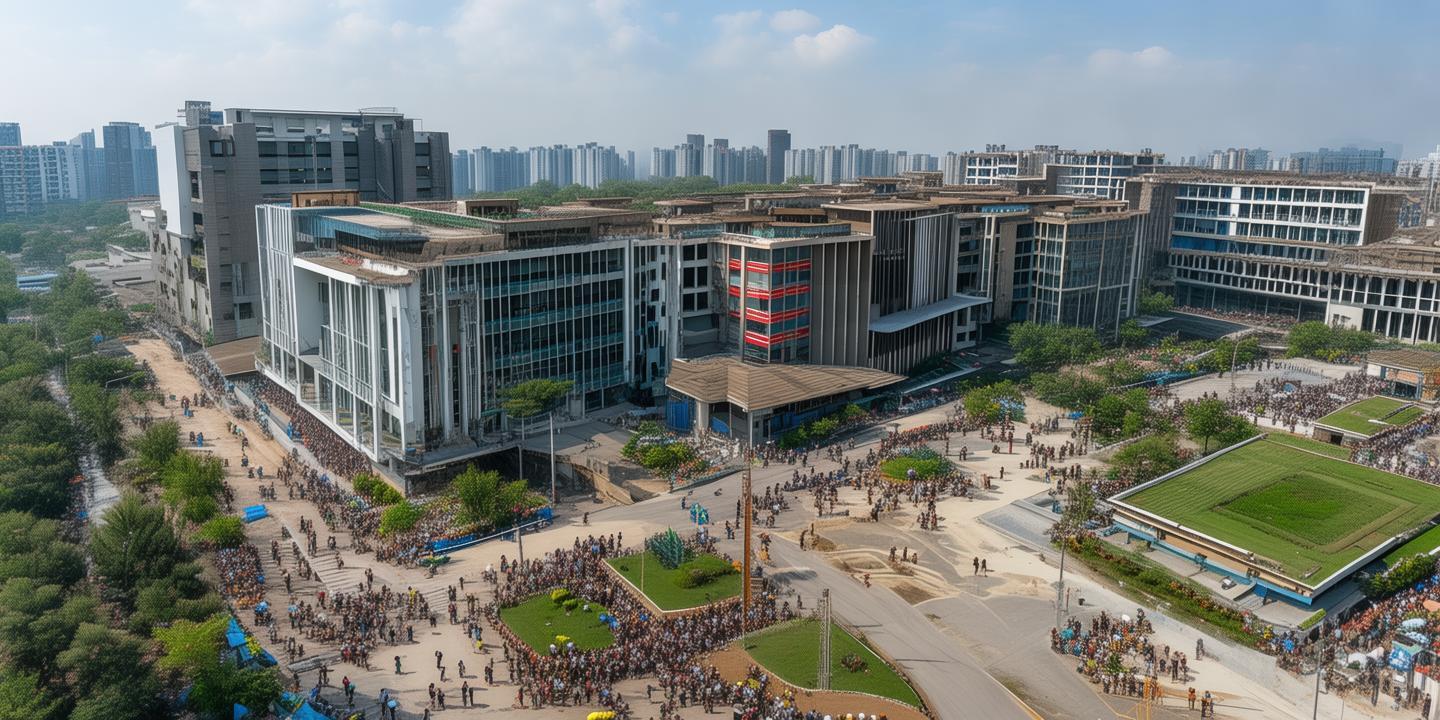 锦江小学新校区盛大开工,老城区教育“烂疮疤”华丽变身现代化校园